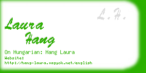 laura hang business card